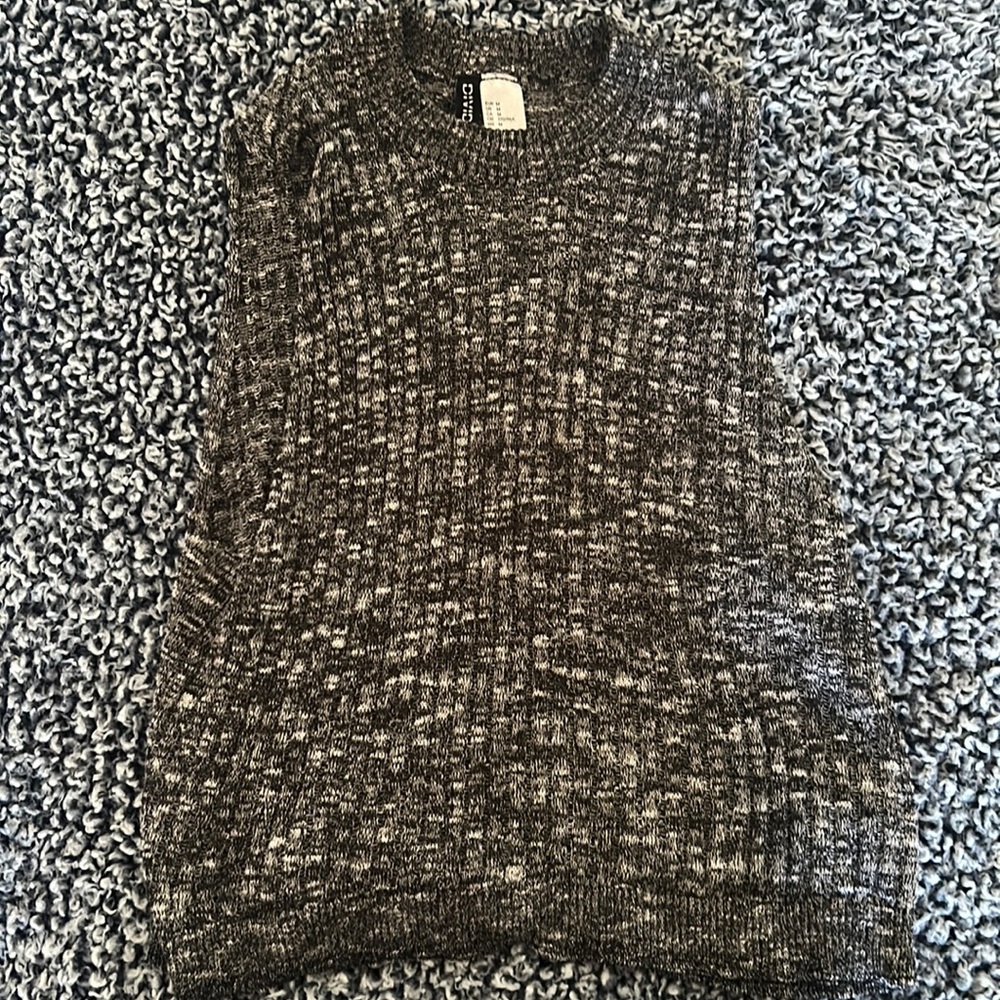 Gray Sweater Top